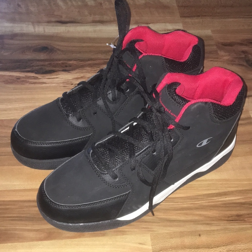 NWOT Champion Overtime Prolongation 172562 Shoe Size 9.5 Black, White & …